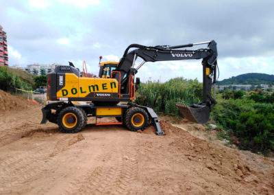 Excavadora treballant